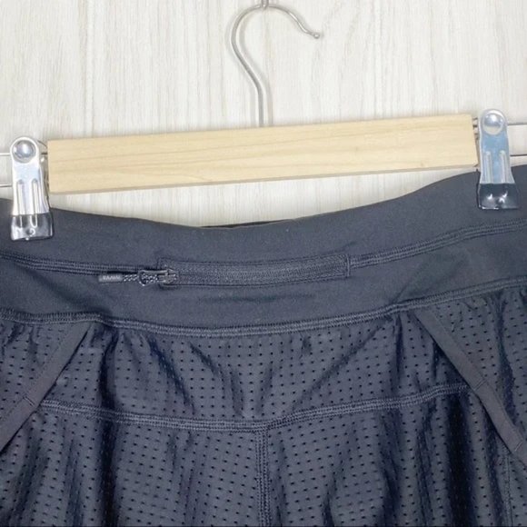 Ivivva By Lululemon | Black Mesh Running Shorts Size 14 Girls - Picture 4 of 5